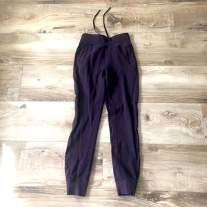 High Waisted Purple Lululemon Sweatpants